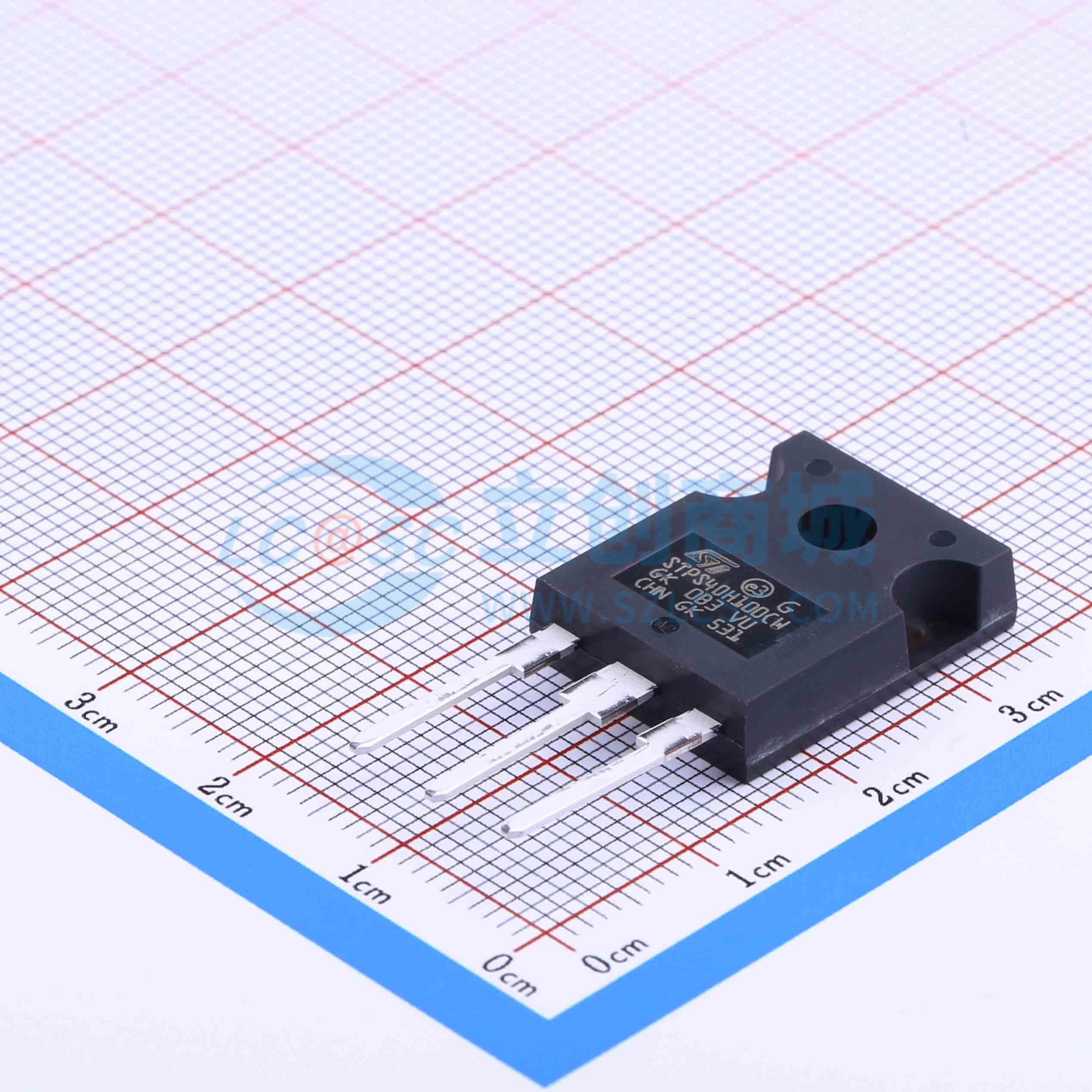 STPS40H100CW实物图