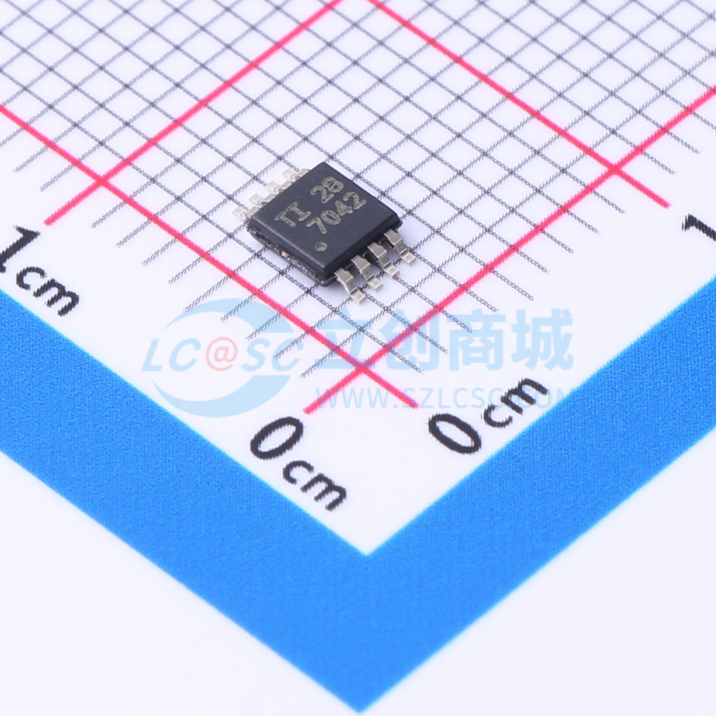 点击查看大图 TLV7042DGKR实物图
