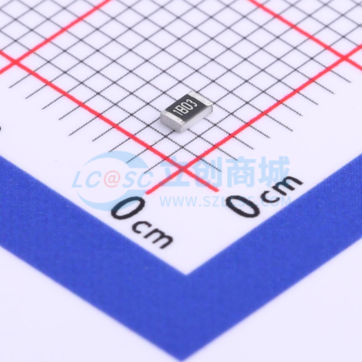 0805W8F1803T5E实物图