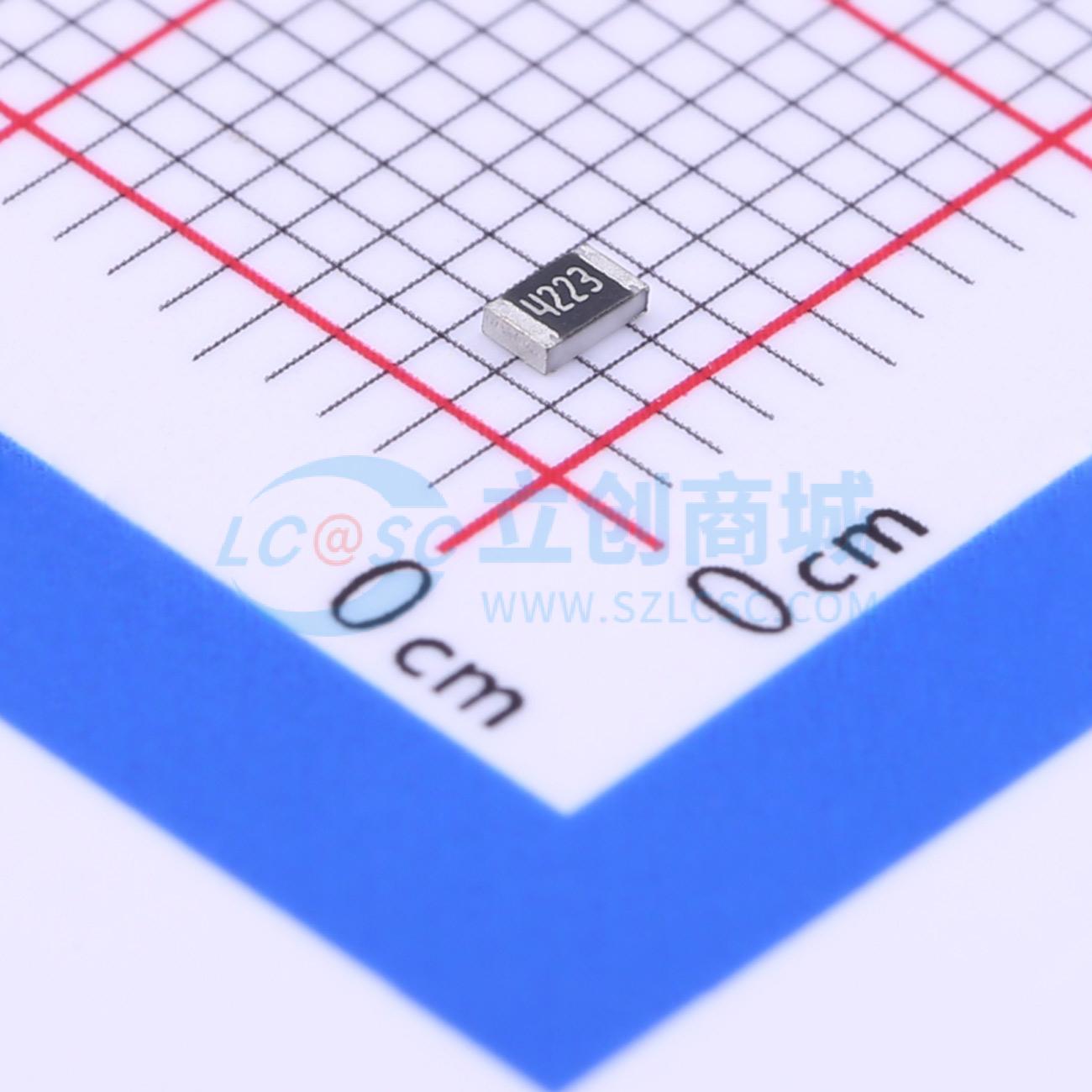 0805W8F4223T5E实物图