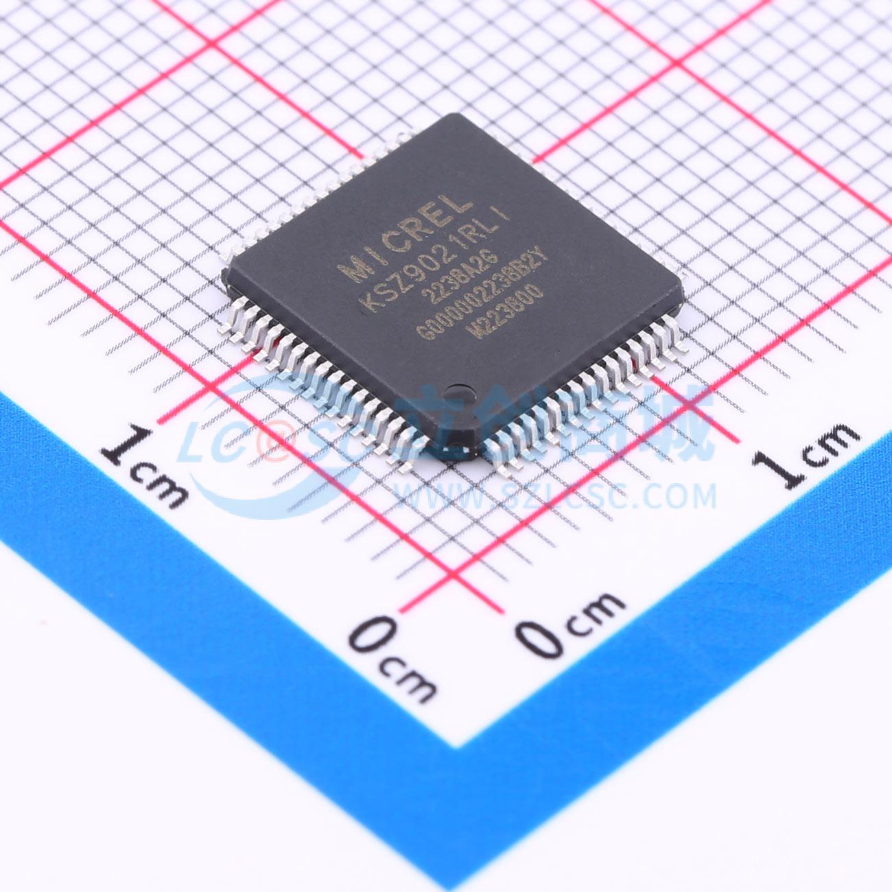 点击查看大图 KSZ9021RLI实物图