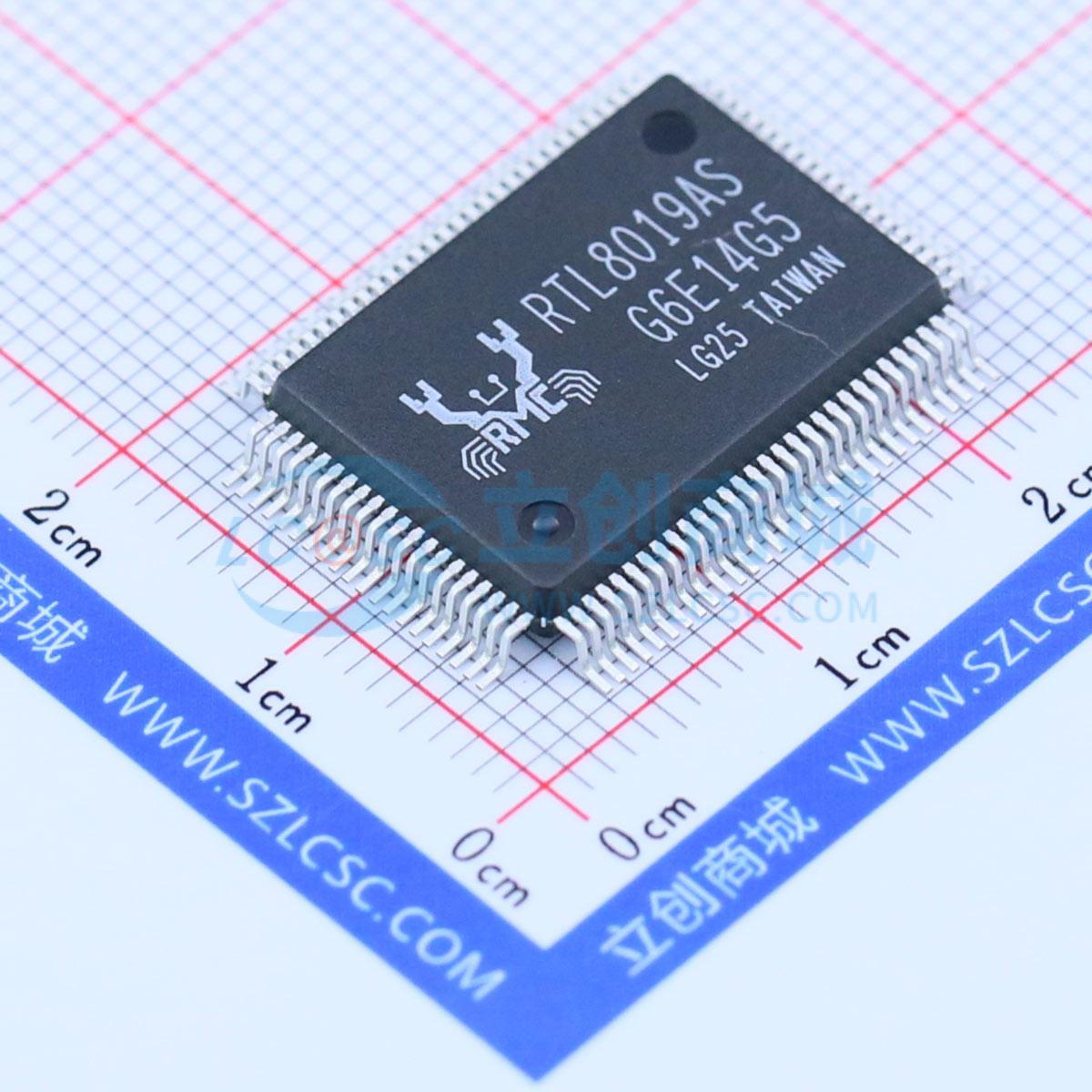 点击查看大图 RTL8019AS-LF实物图