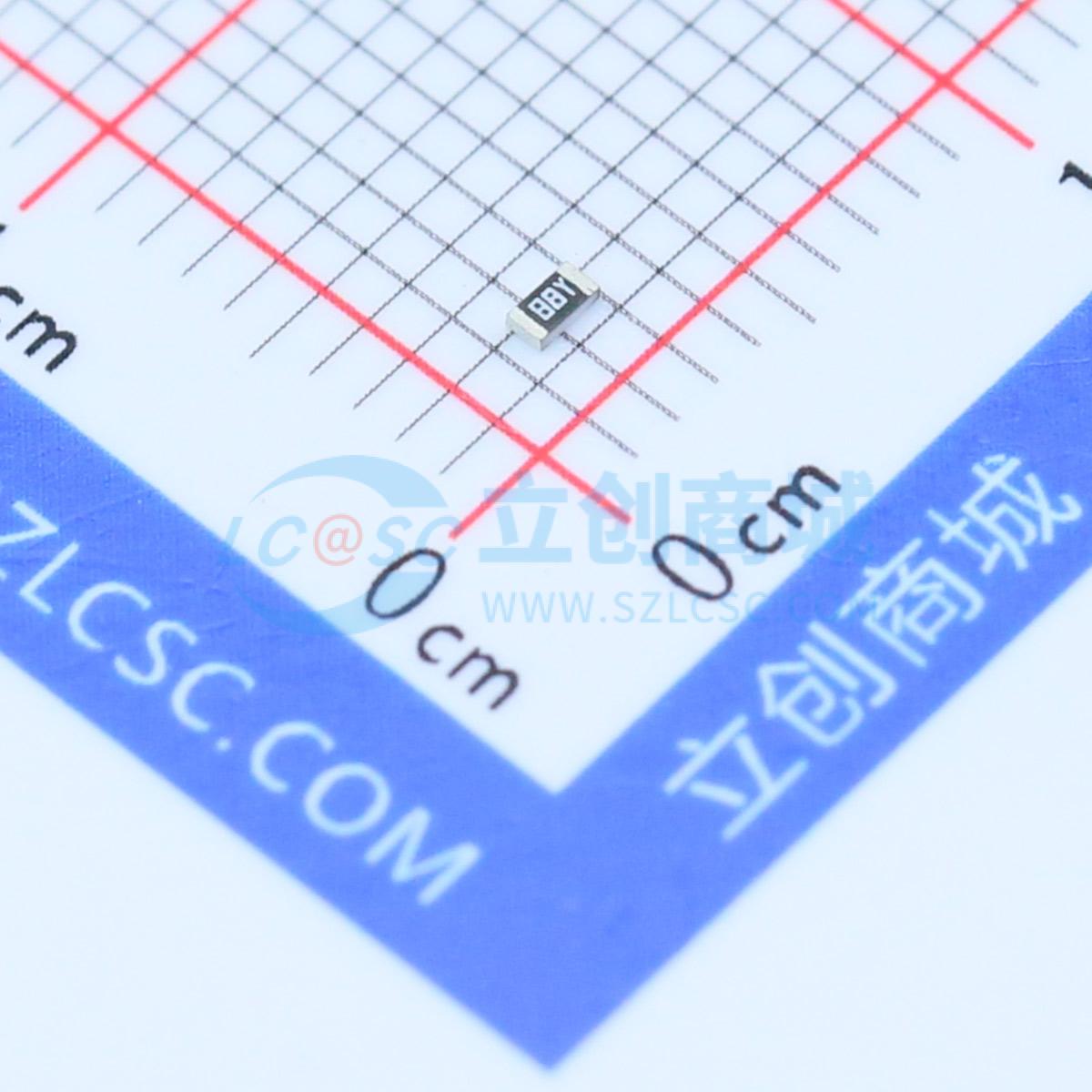 点击查看大图 0603WAF806KT5E实物图