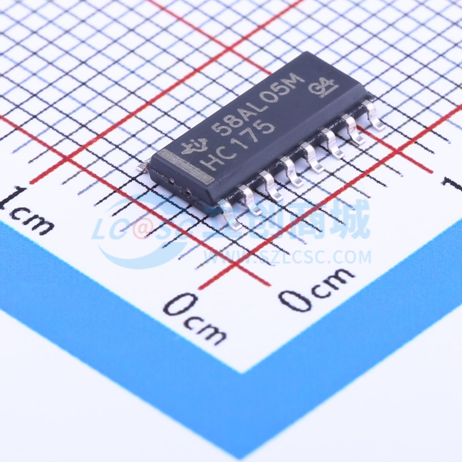 点击查看大图 SN74HC175DR实物图