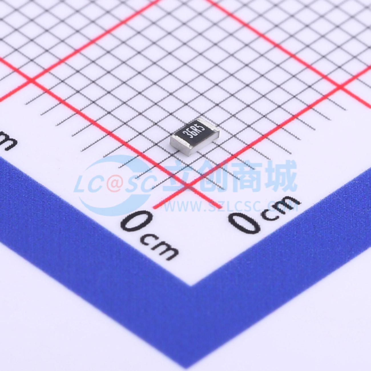 点击查看大图 0805W8F365JT5E实物图