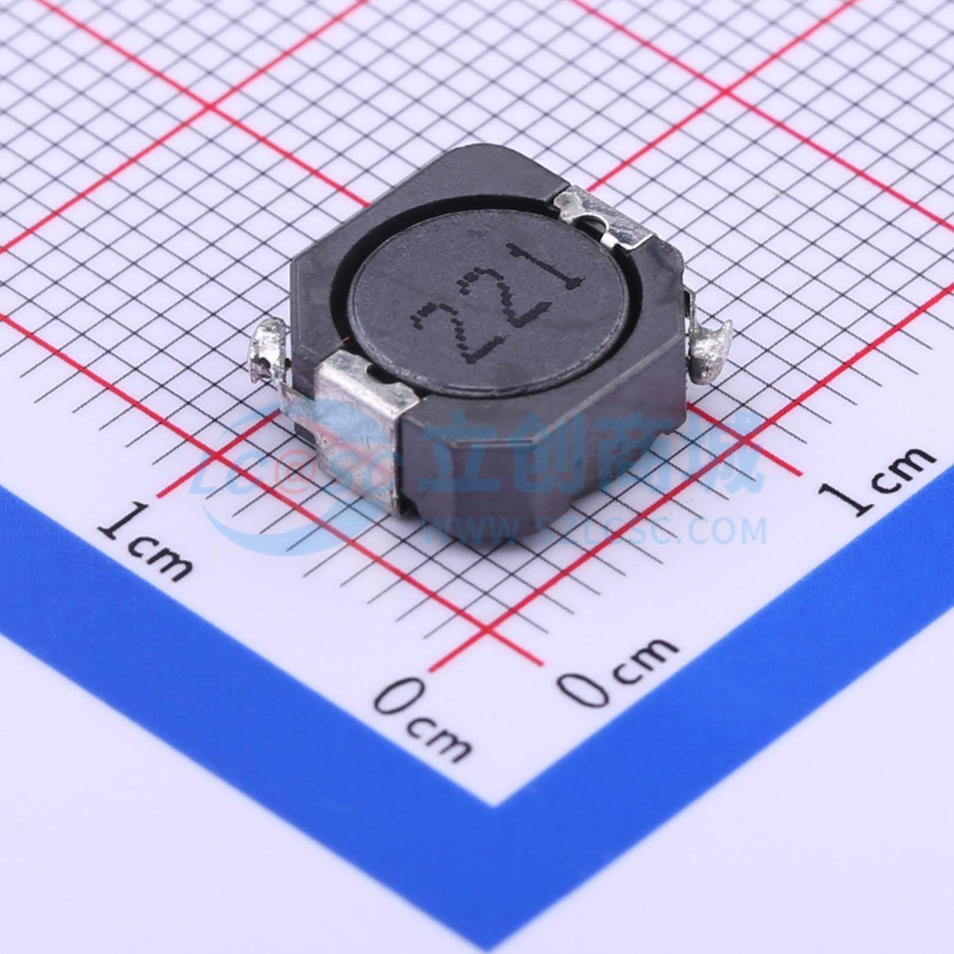 点击查看大图 SMDRH104R-221MT实物图
