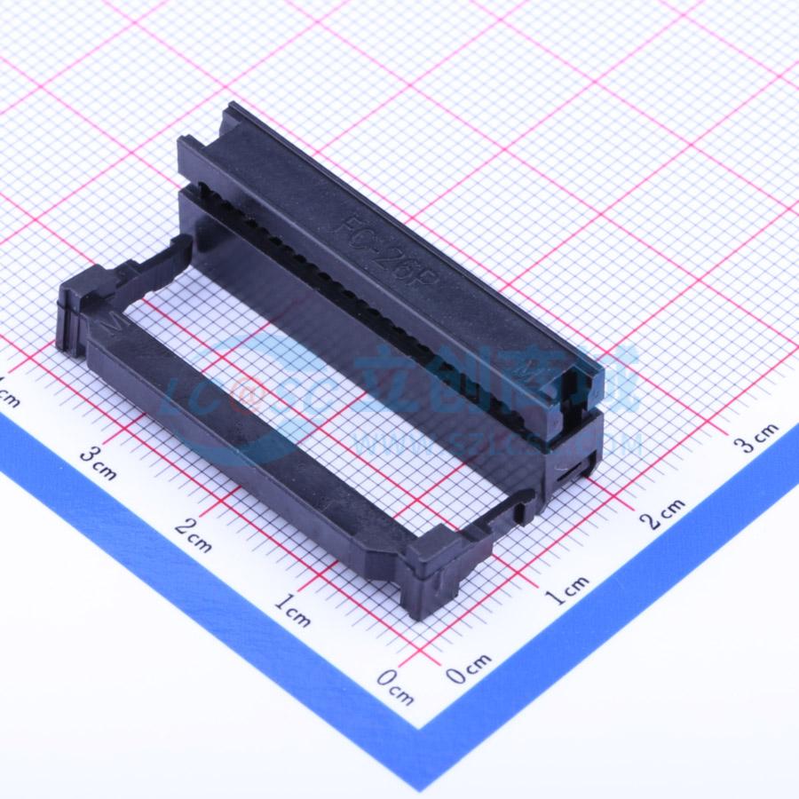 2.54-2*13P压线头实物图