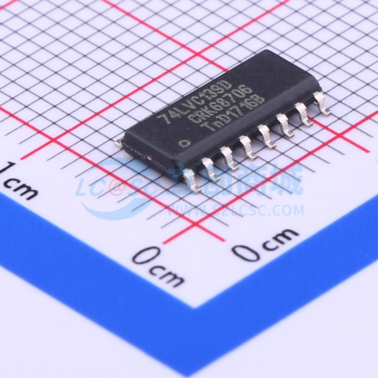 点击查看大图 74LVC139D,118实物图