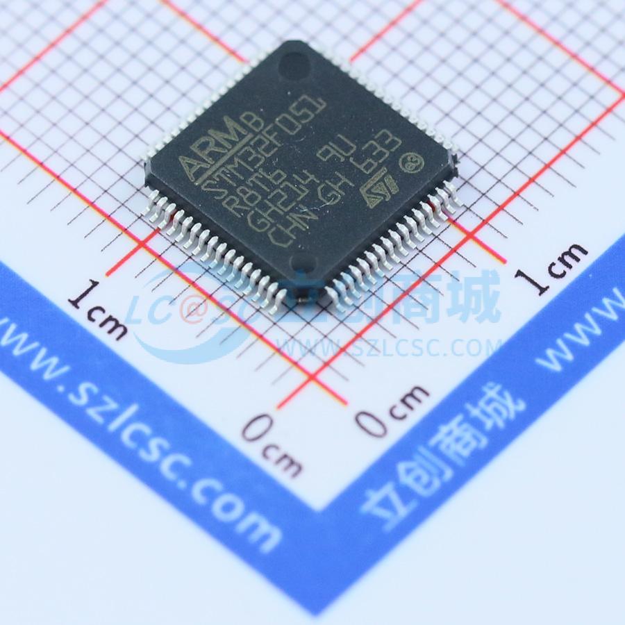 点击查看大图 STM32F051R8T6实物图