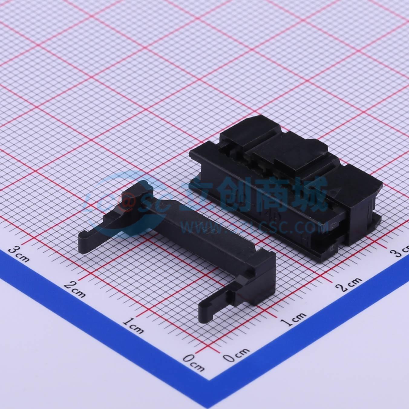 2.54-2*7P压线头实物图