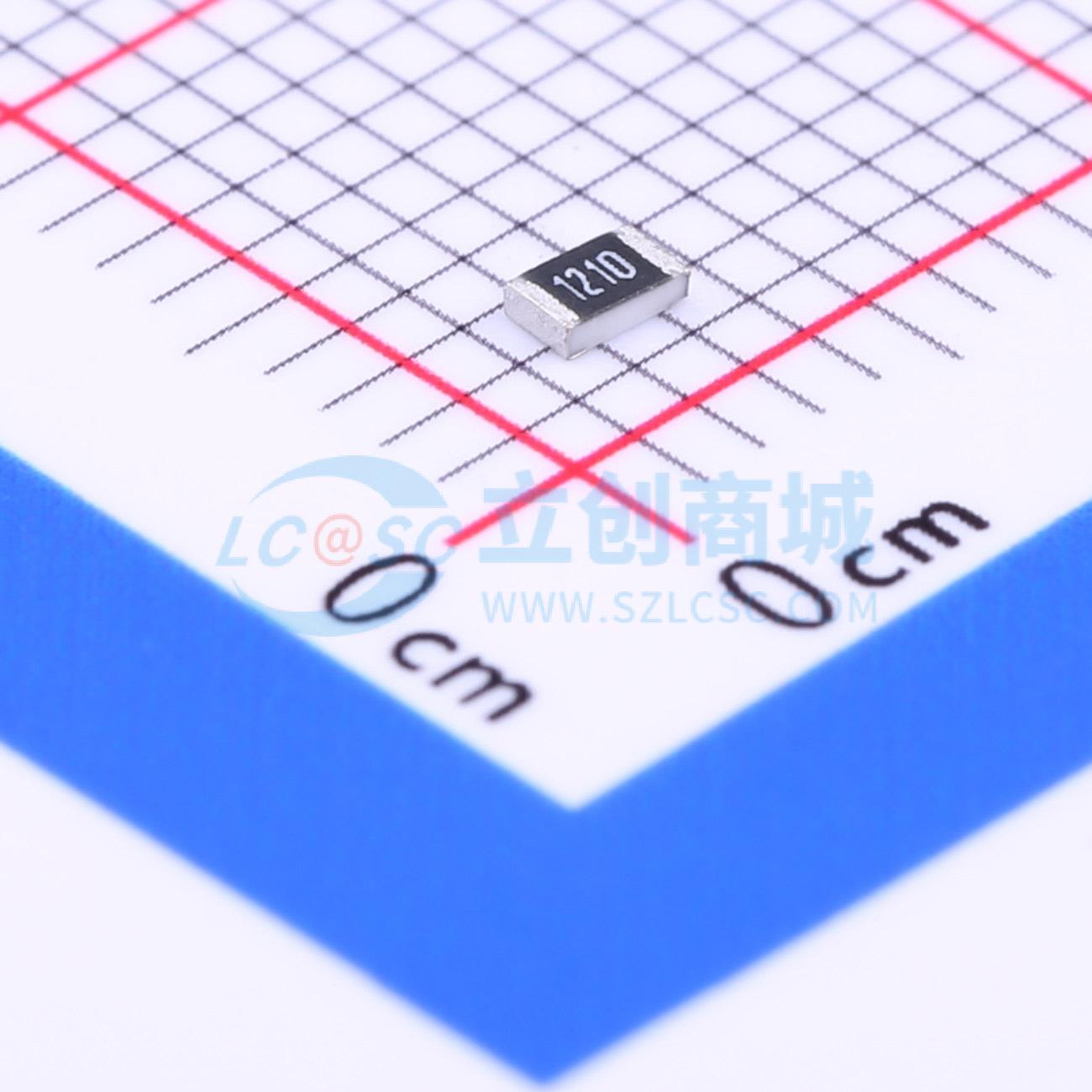 点击查看大图 0805W8F1210T5E实物图