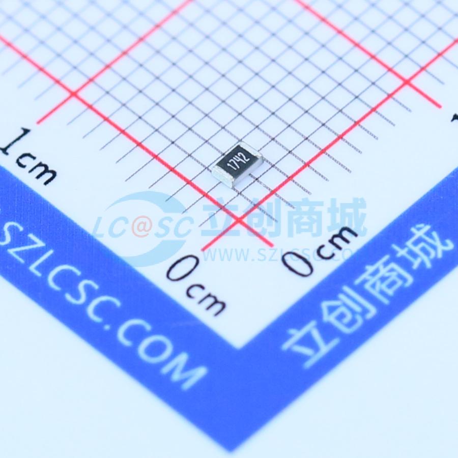 点击查看大图 0805W8F1742T5E实物图