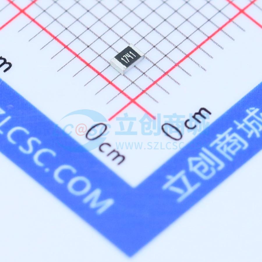 点击查看大图 0805W8F1741T5E实物图