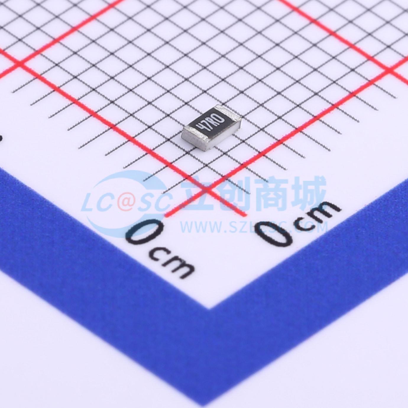 点击查看大图 0805W8F470JT5E实物图