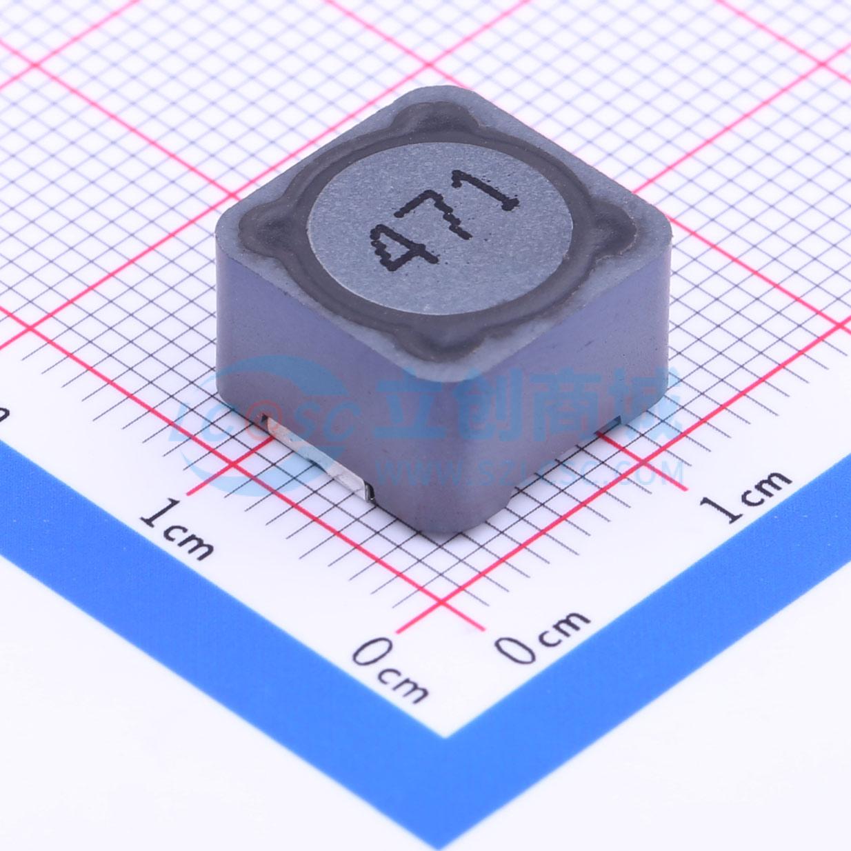点击查看大图 SMDRI127-471MT实物图