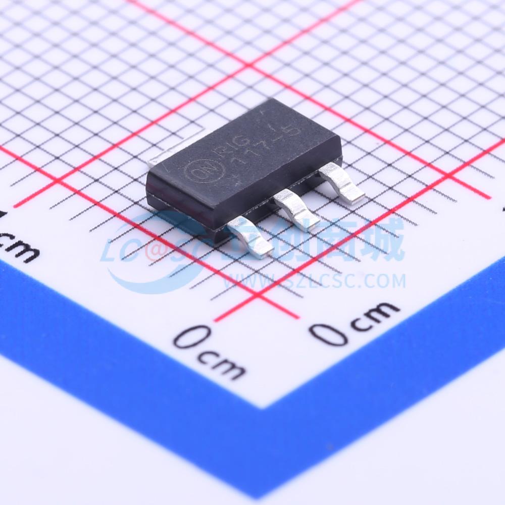 NCP1117ST50T3G实物图