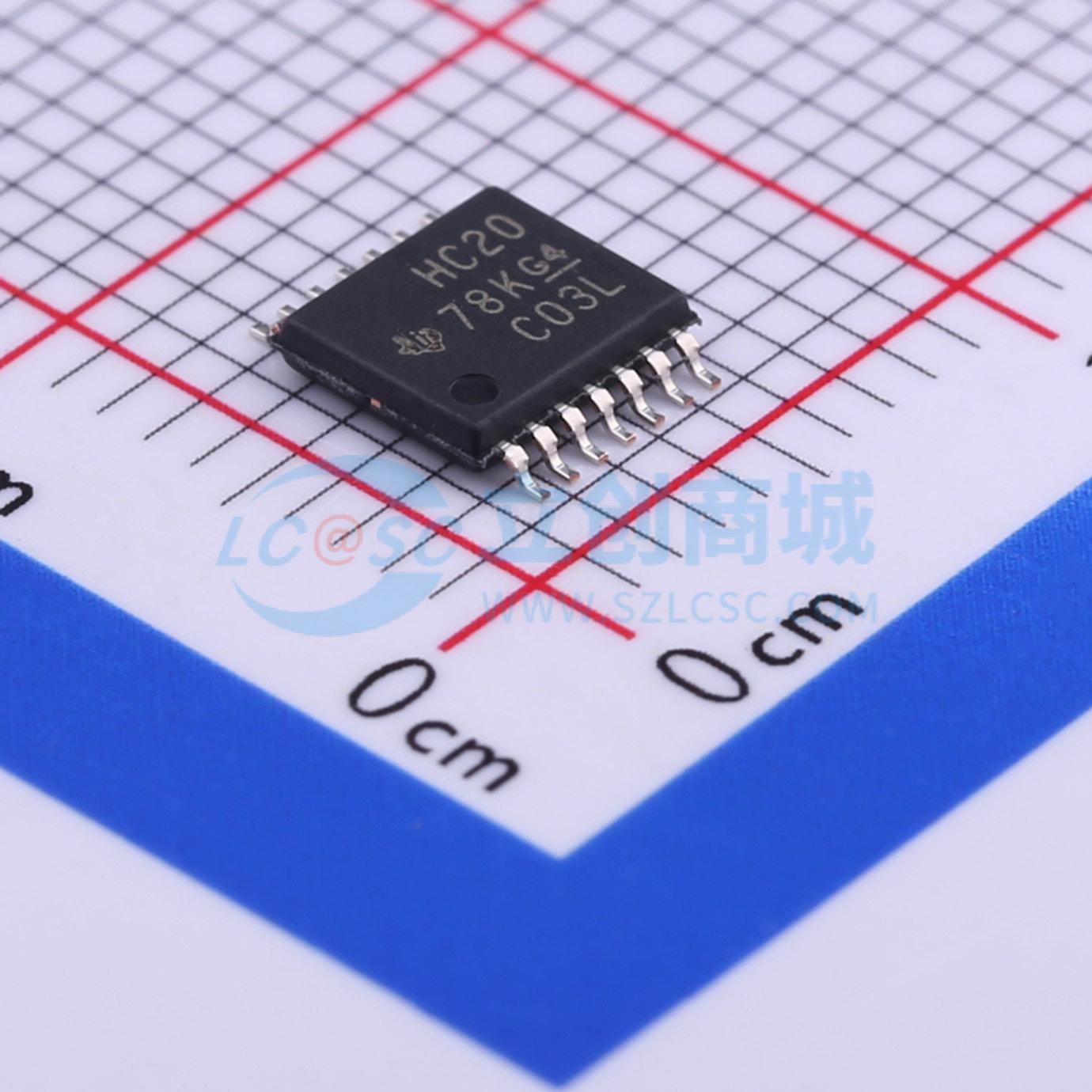 SN74HC20PWR实物图
