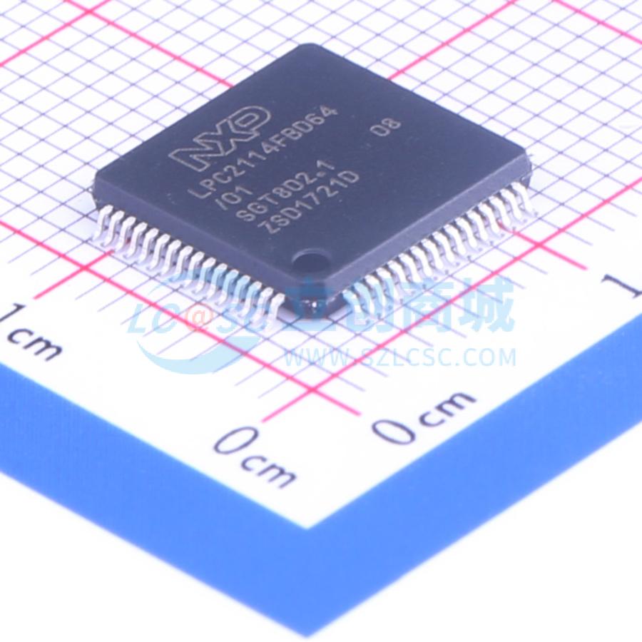 LPC2114FBD64/01,15实物图