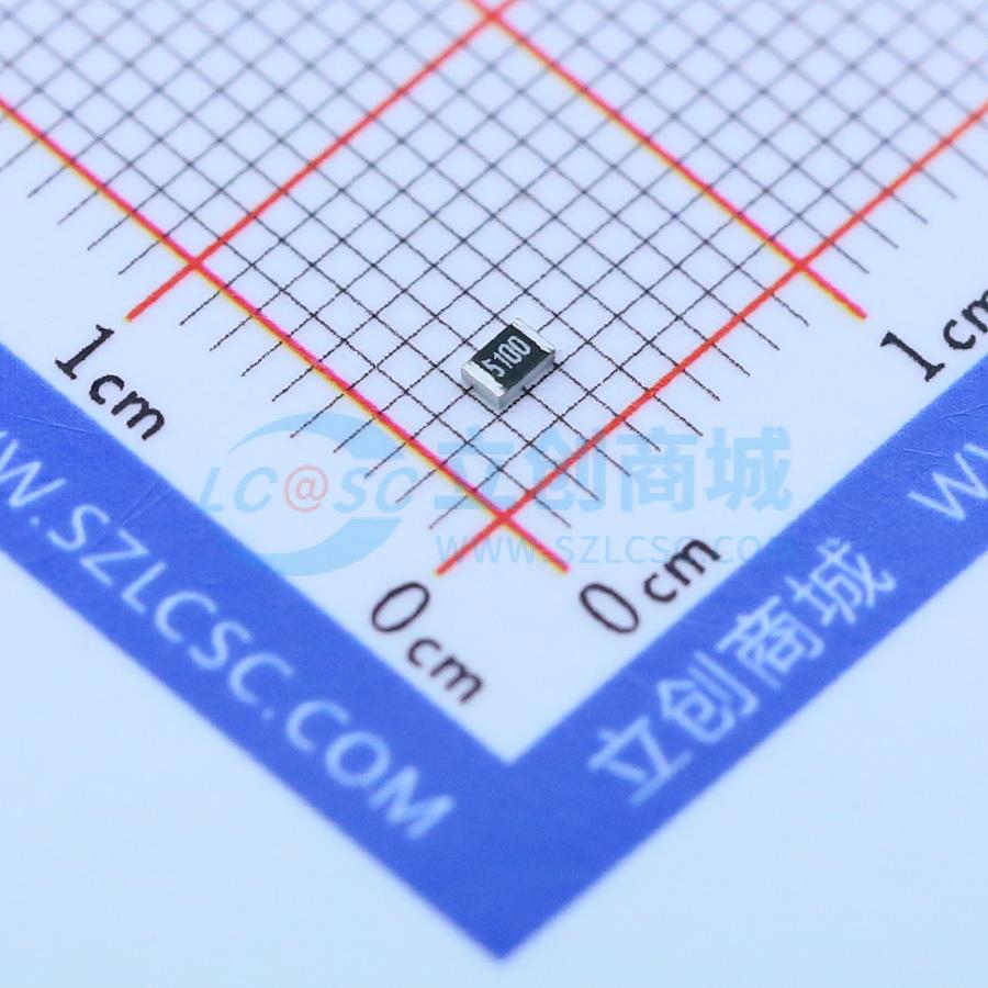 点击查看大图 0805W8F5100T5E实物图