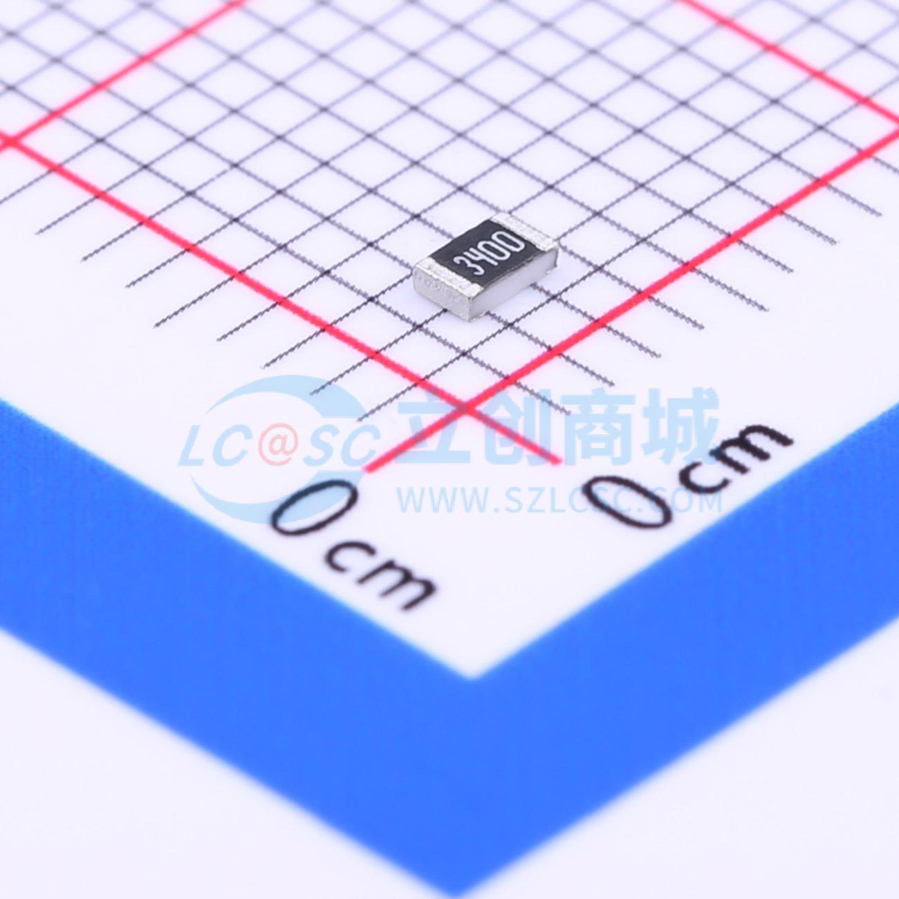 0805W8F3400T5E实物图