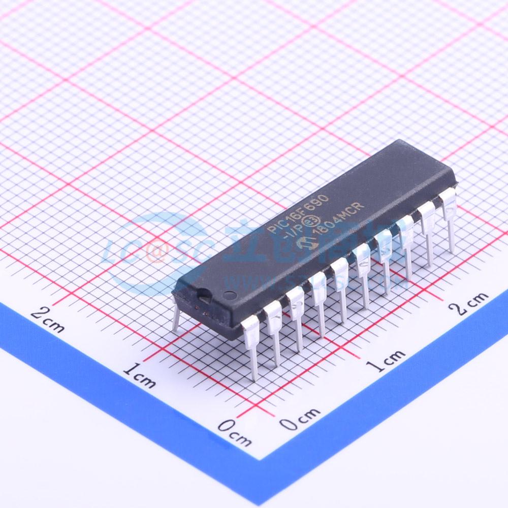 点击查看大图 PIC16F690-I/P实物图