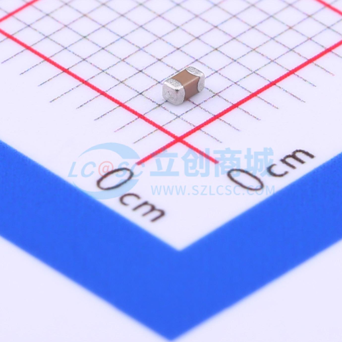 点击查看大图 0603B102J500NT实物图