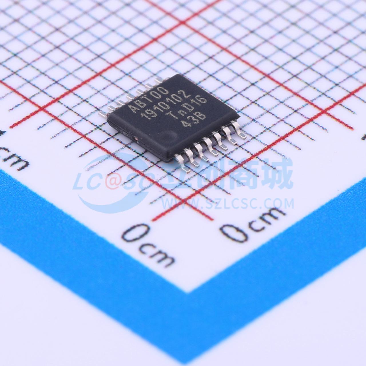 点击查看大图 74ABT00PW TSSOP-14实物图