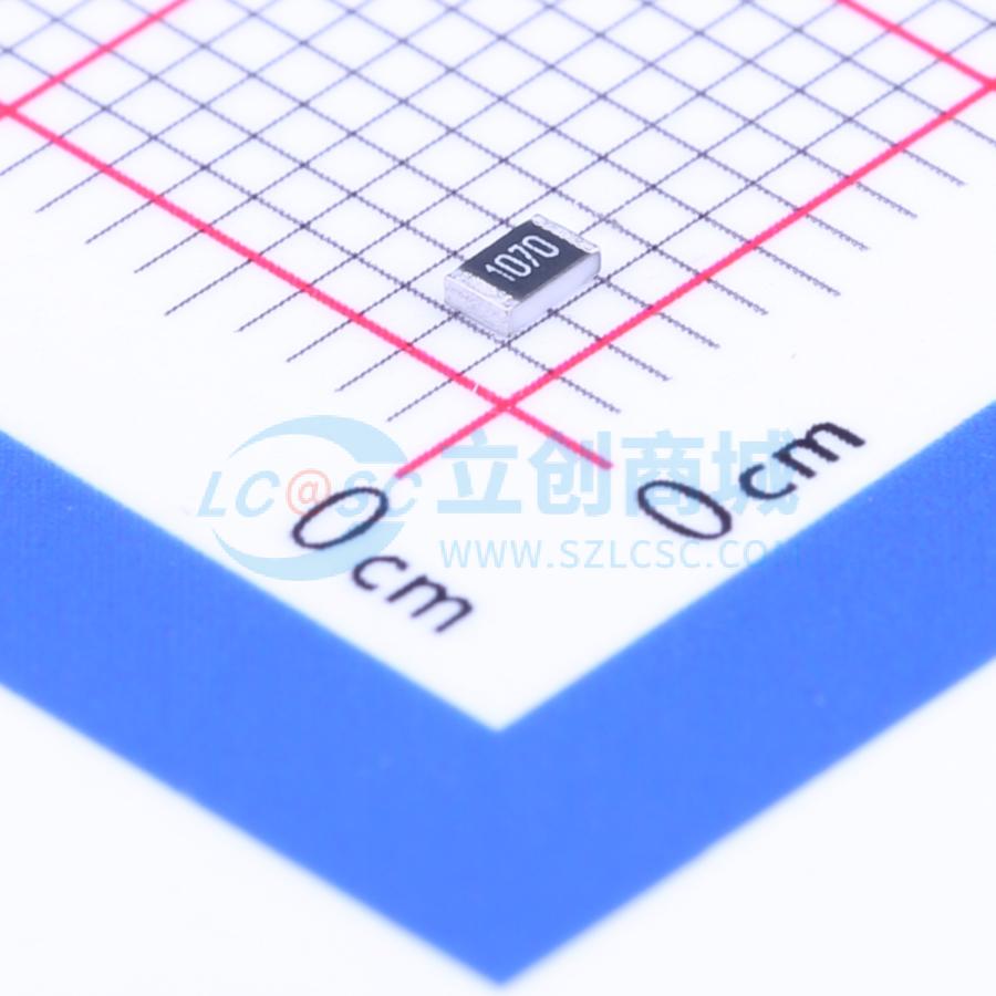 0805W8F1070T5E实物图