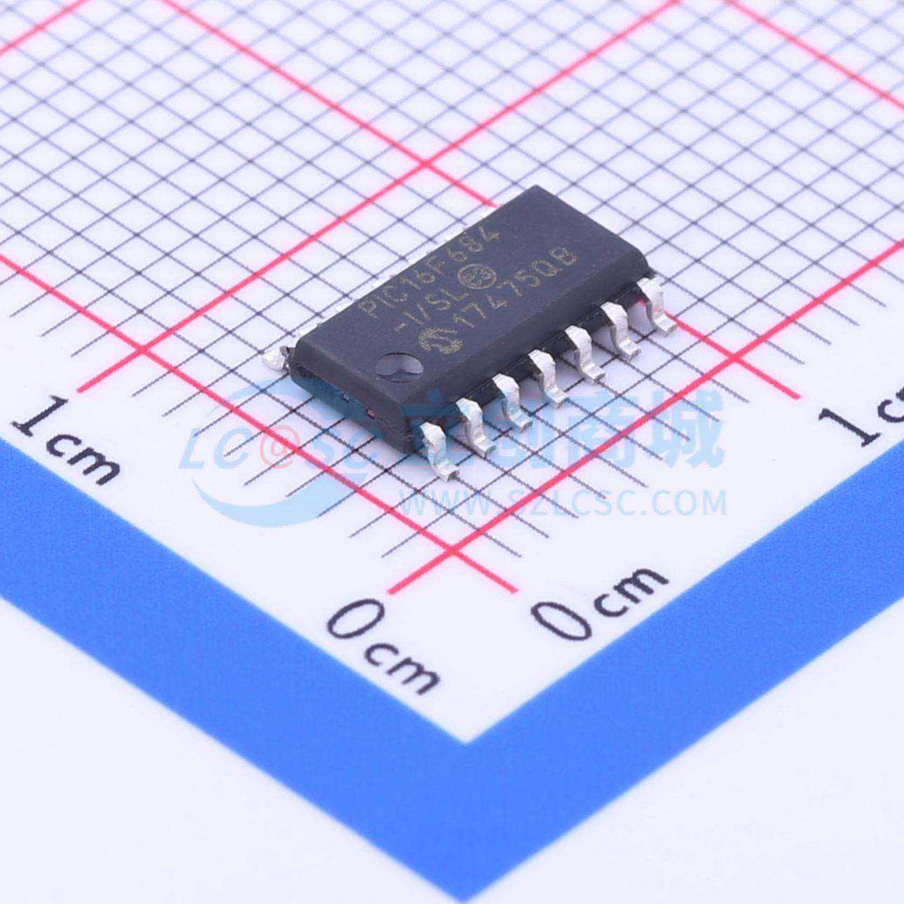 点击查看大图 PIC16F684-I/SL实物图