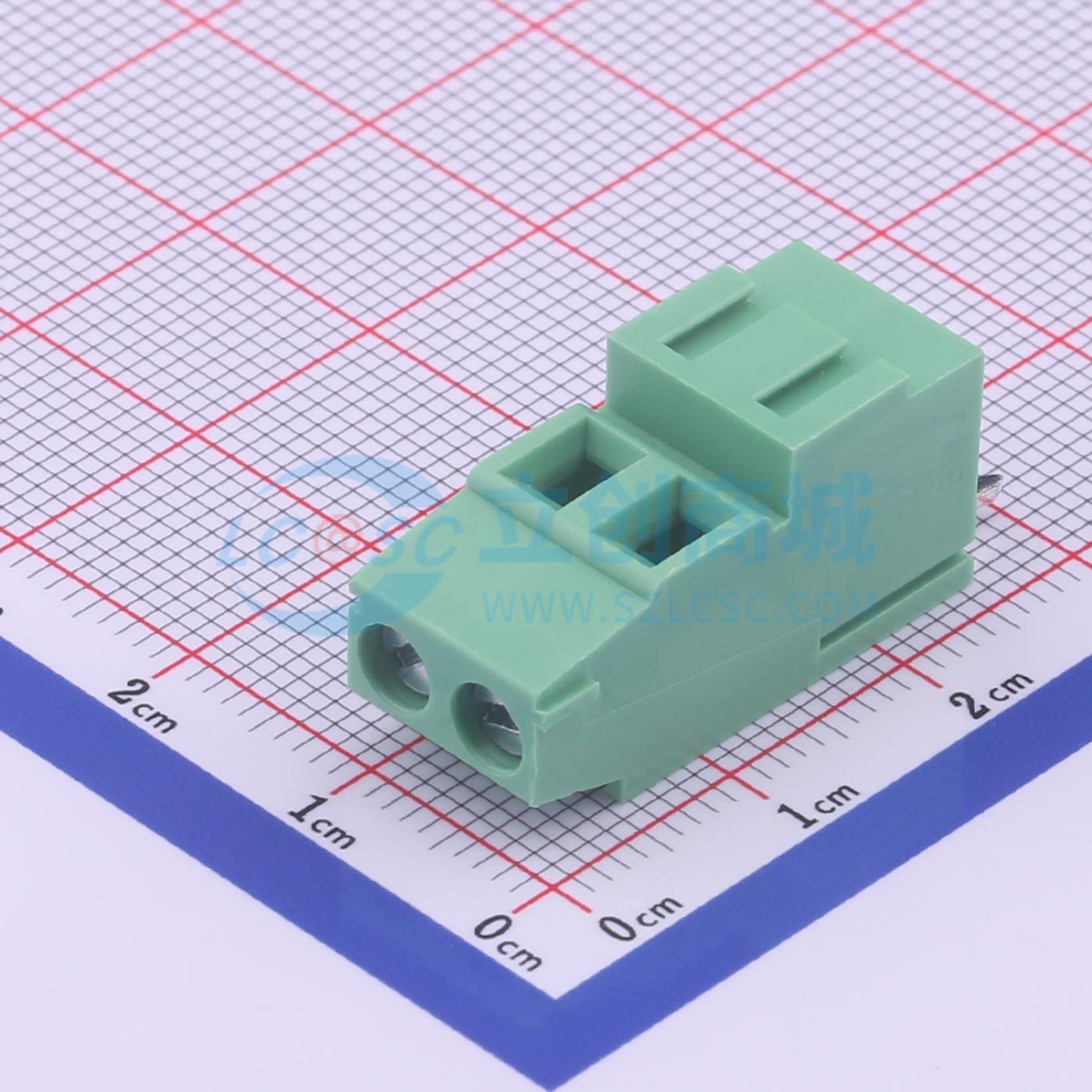 点击查看大图 WJ500H-5.08-2P实物图