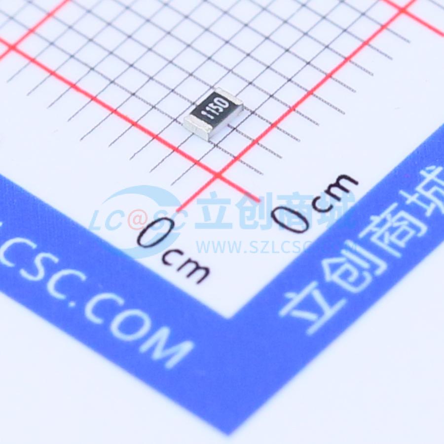 0805W8F1150T5E实物图