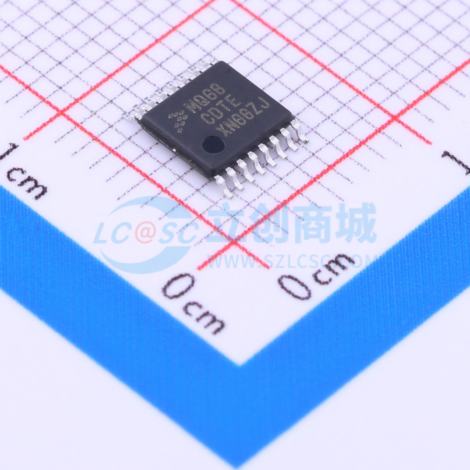 点击查看大图 MC9S08QG8CDTE实物图