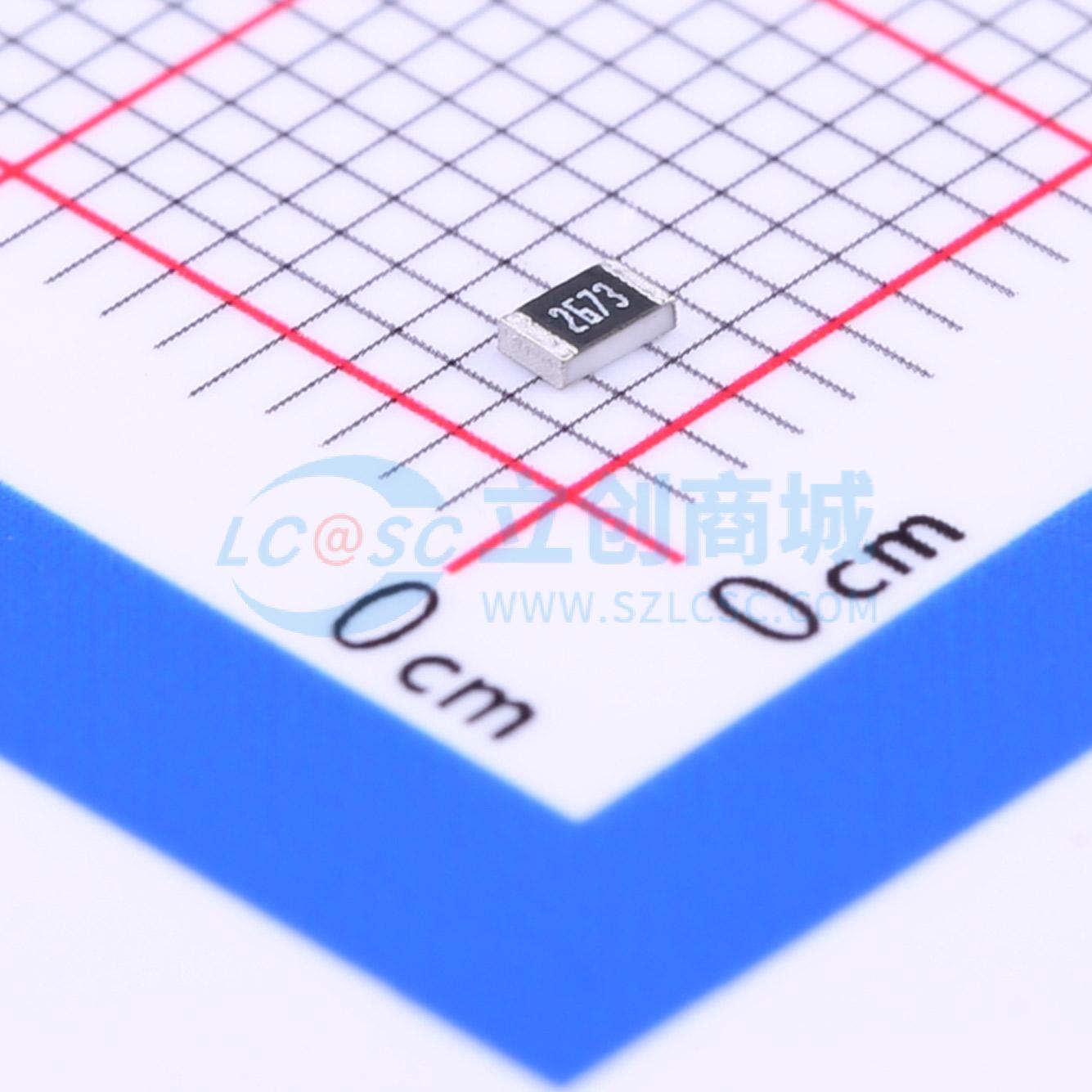 0805W8F2673T5E实物图