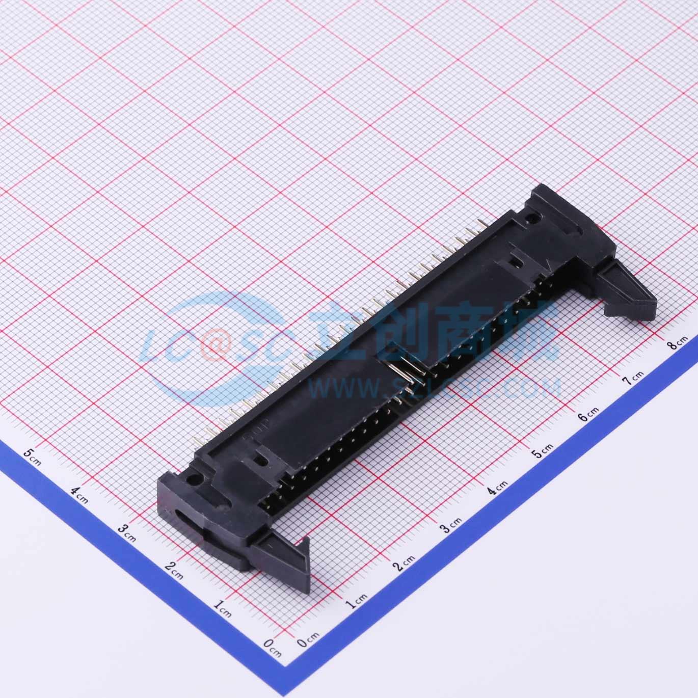 2.54-2*25P牛角实物图