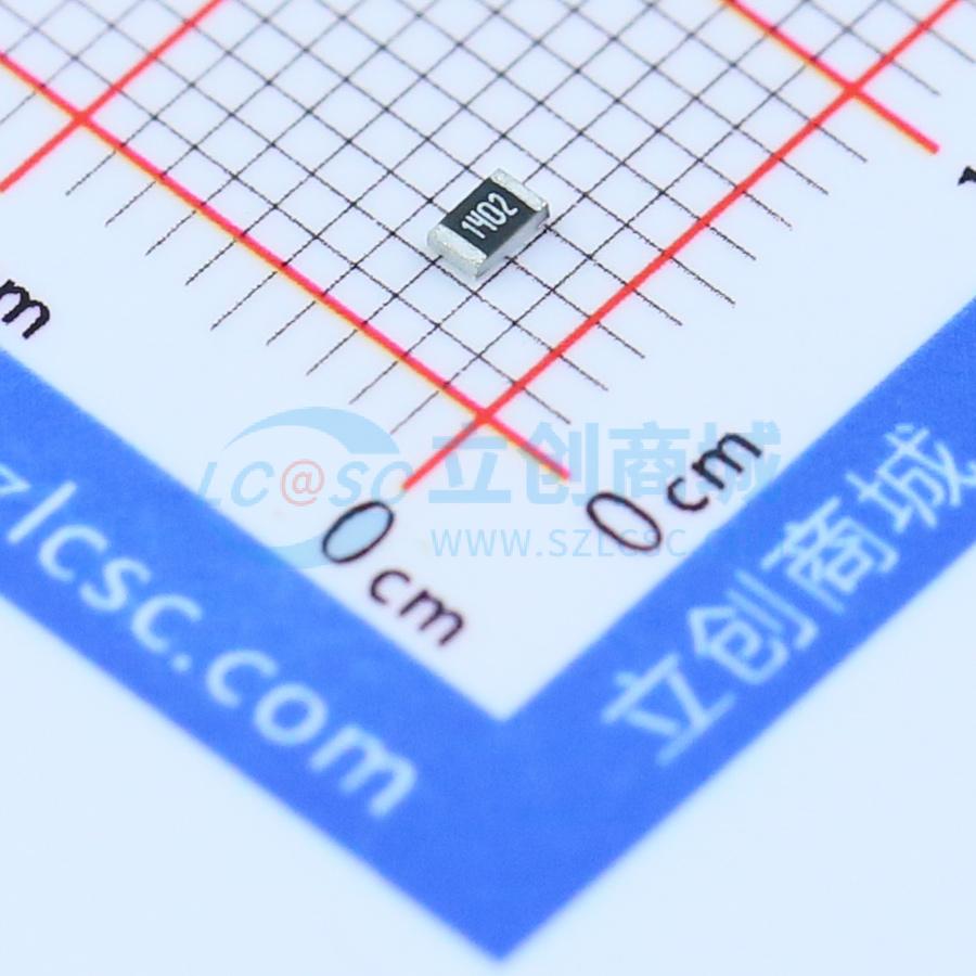 0805W8F1402T5E实物图