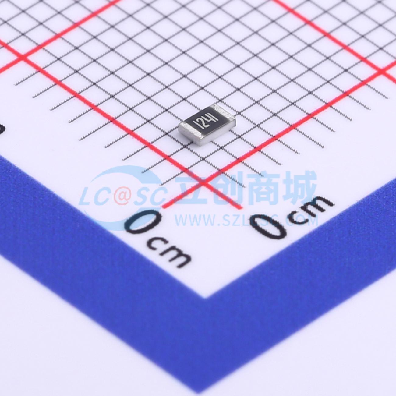 0805W8F1241T5E实物图