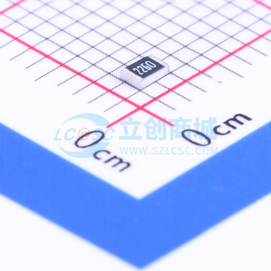 点击查看大图 0805W8F2260T5E实物图