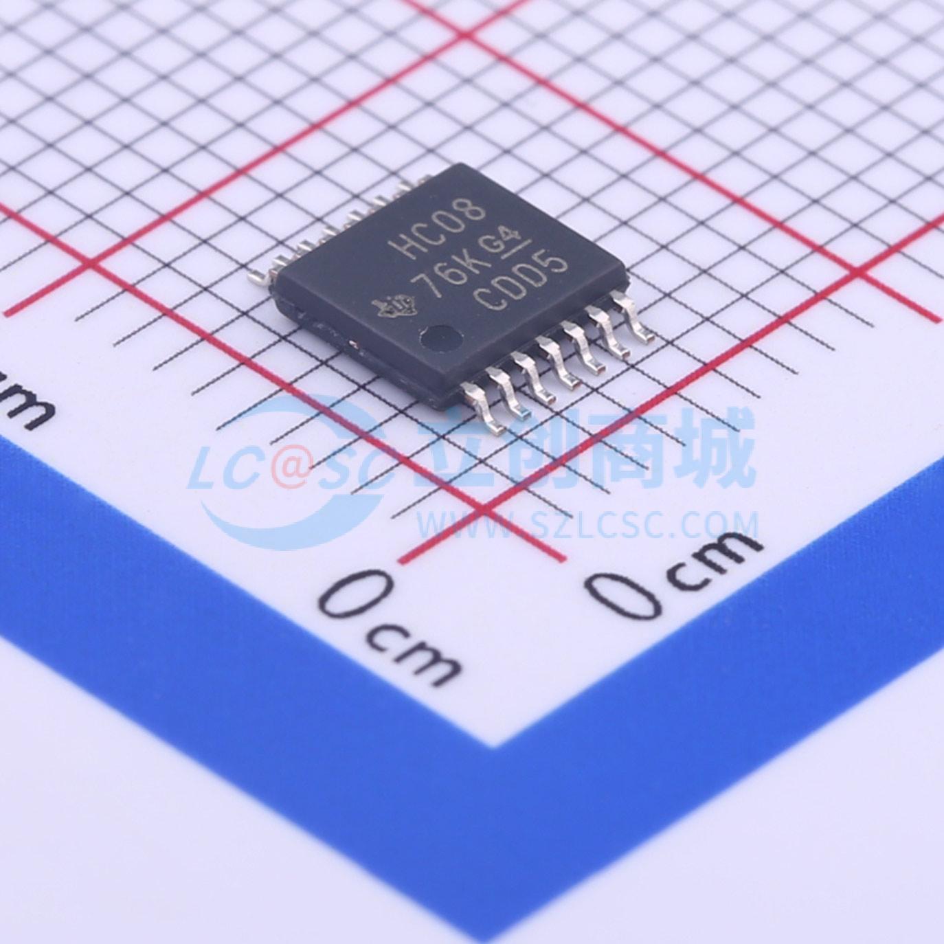 点击查看大图 SN74HC08PWR实物图