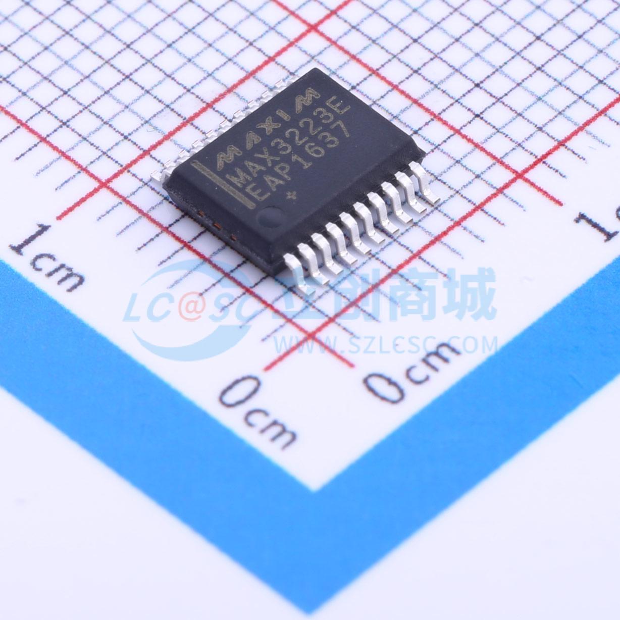 点击查看大图 MAX3223EEAP+T实物图
