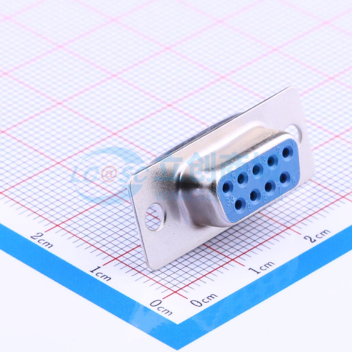 DP-9P母头 直针 焊板不带螺丝实物图