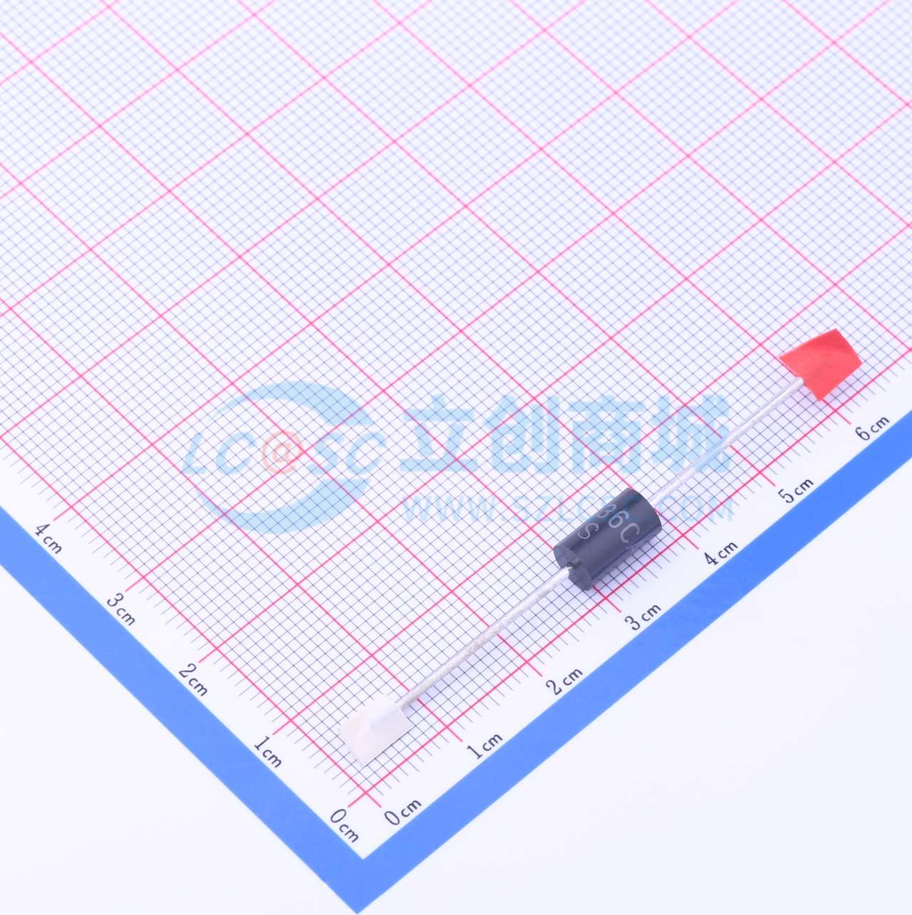 点击查看大图 1.5KE36CA实物图