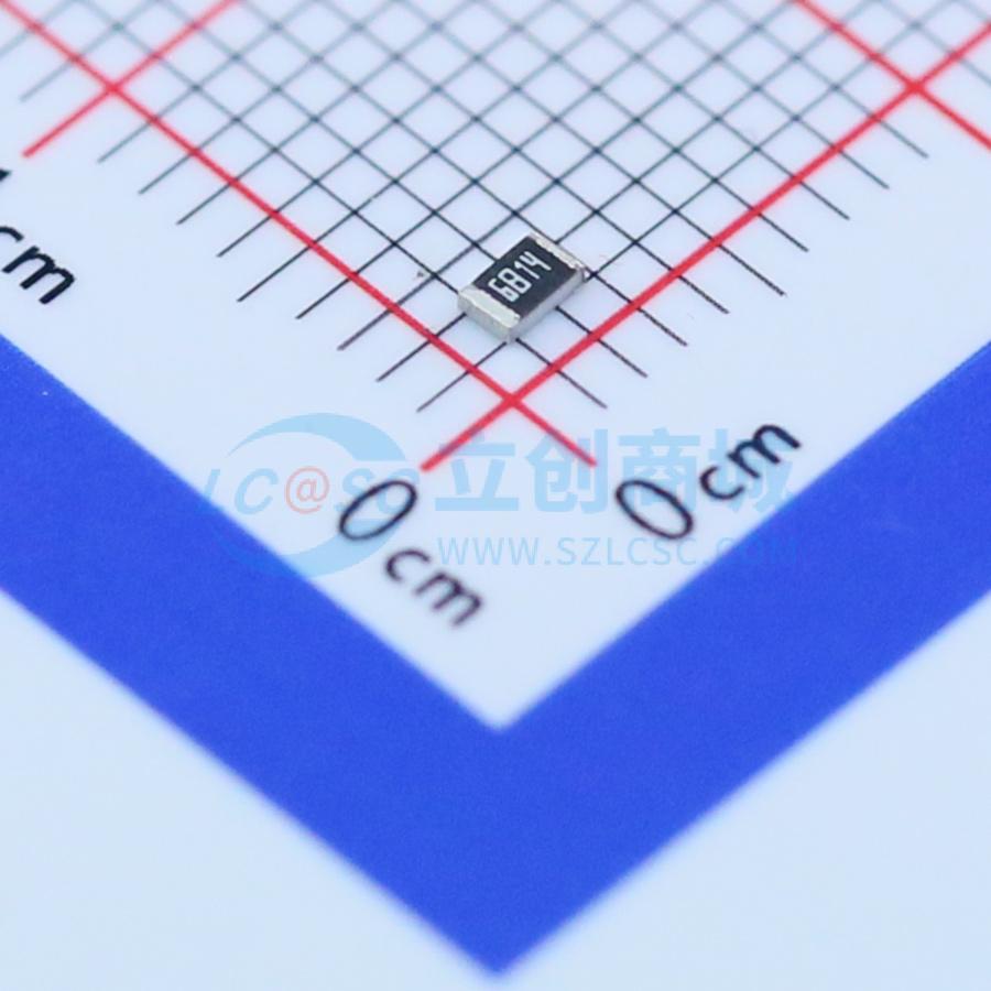 0805W8F6814T5E实物图