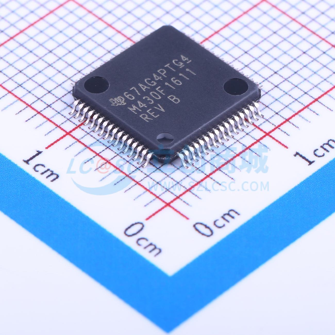 点击查看大图 MSP430F1611IPMR实物图