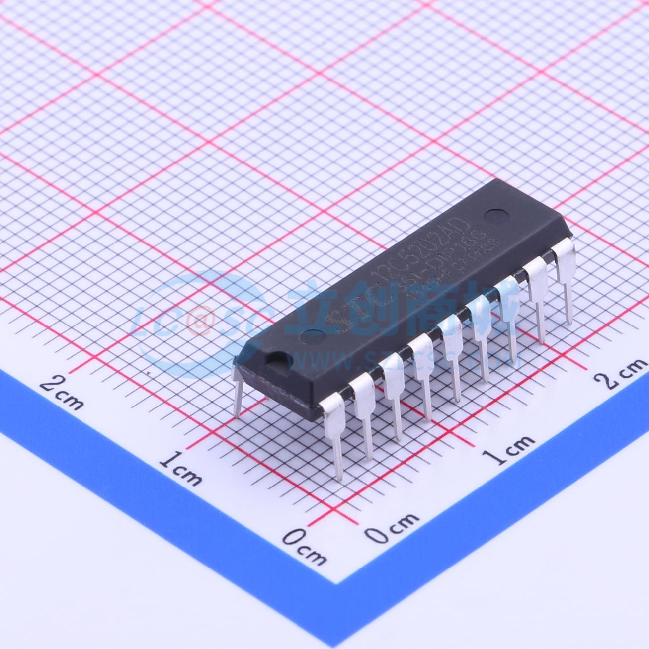 点击查看大图 STC12C5202AD-35I-DIP-18实物图