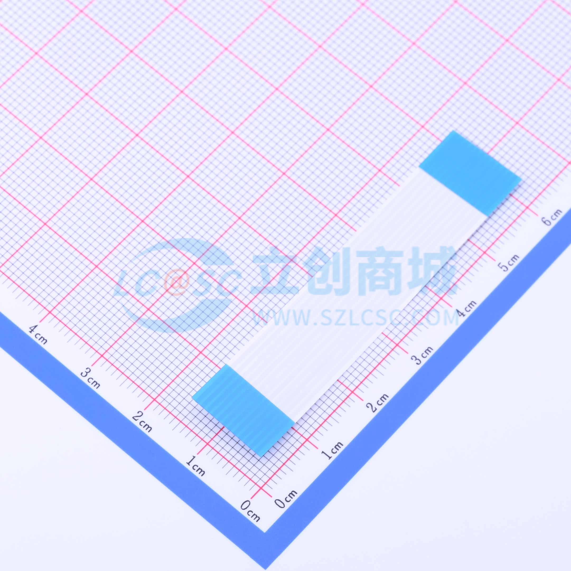 FFC连接线 12P 间距1.0mm 长6CM 同向商品缩略图