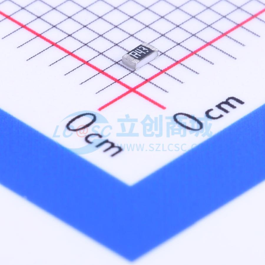 点击查看大图 0603WAF430LT5E实物图