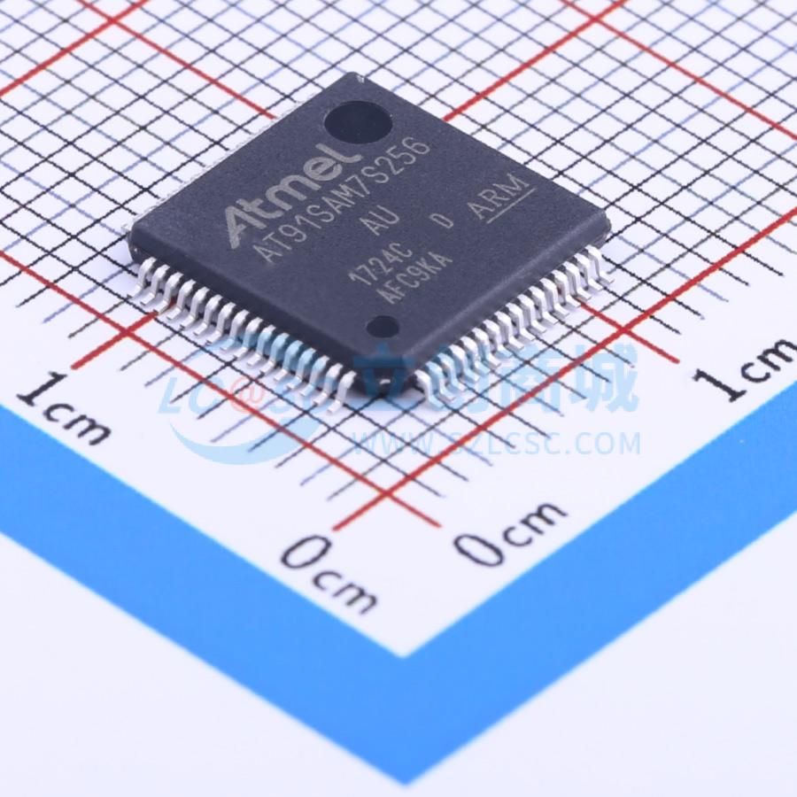 点击查看大图 AT91SAM7S256D-AU实物图