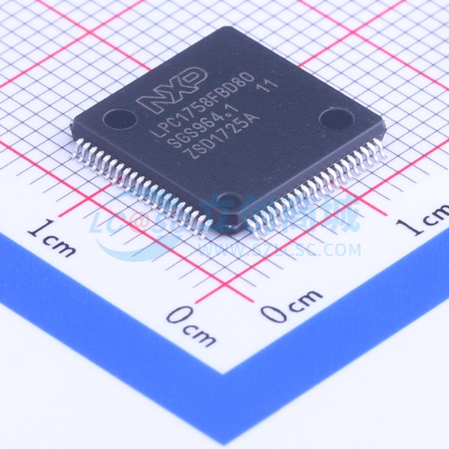 点击查看大图 LPC1758FBD80,551实物图