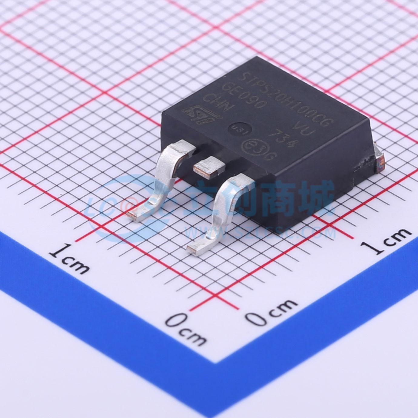 点击查看大图 STPS20H100CG-TR实物图