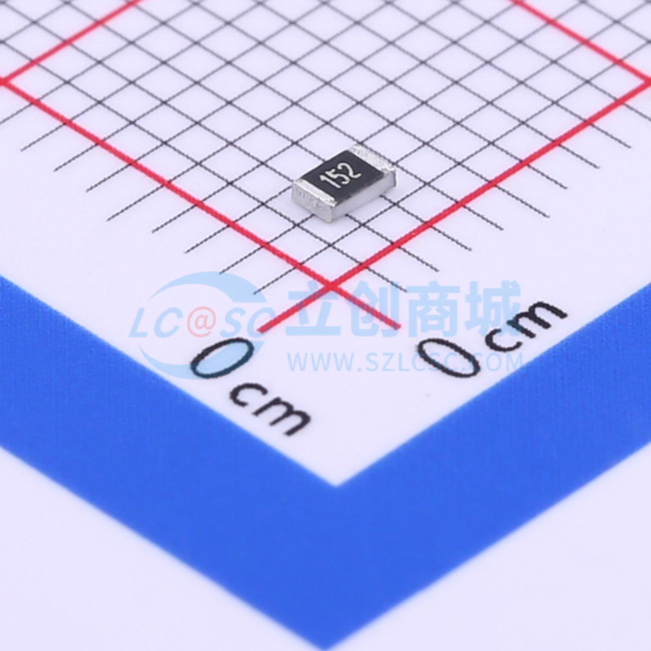 点击查看大图 0805W8J0152T5E实物图